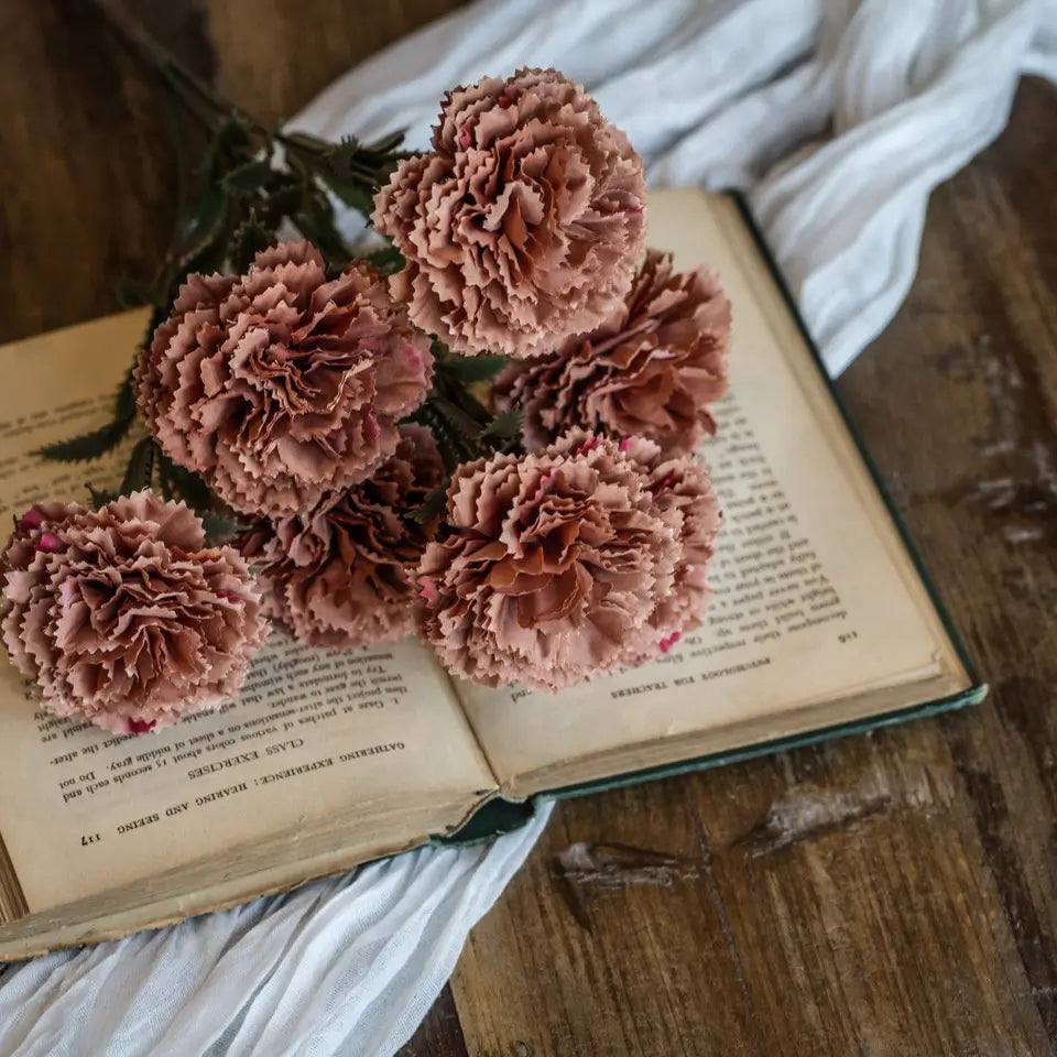 Terracotta Carnation Spray