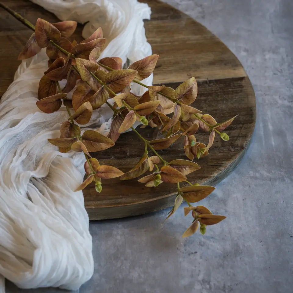 Golden Jasmine Leaf Spray