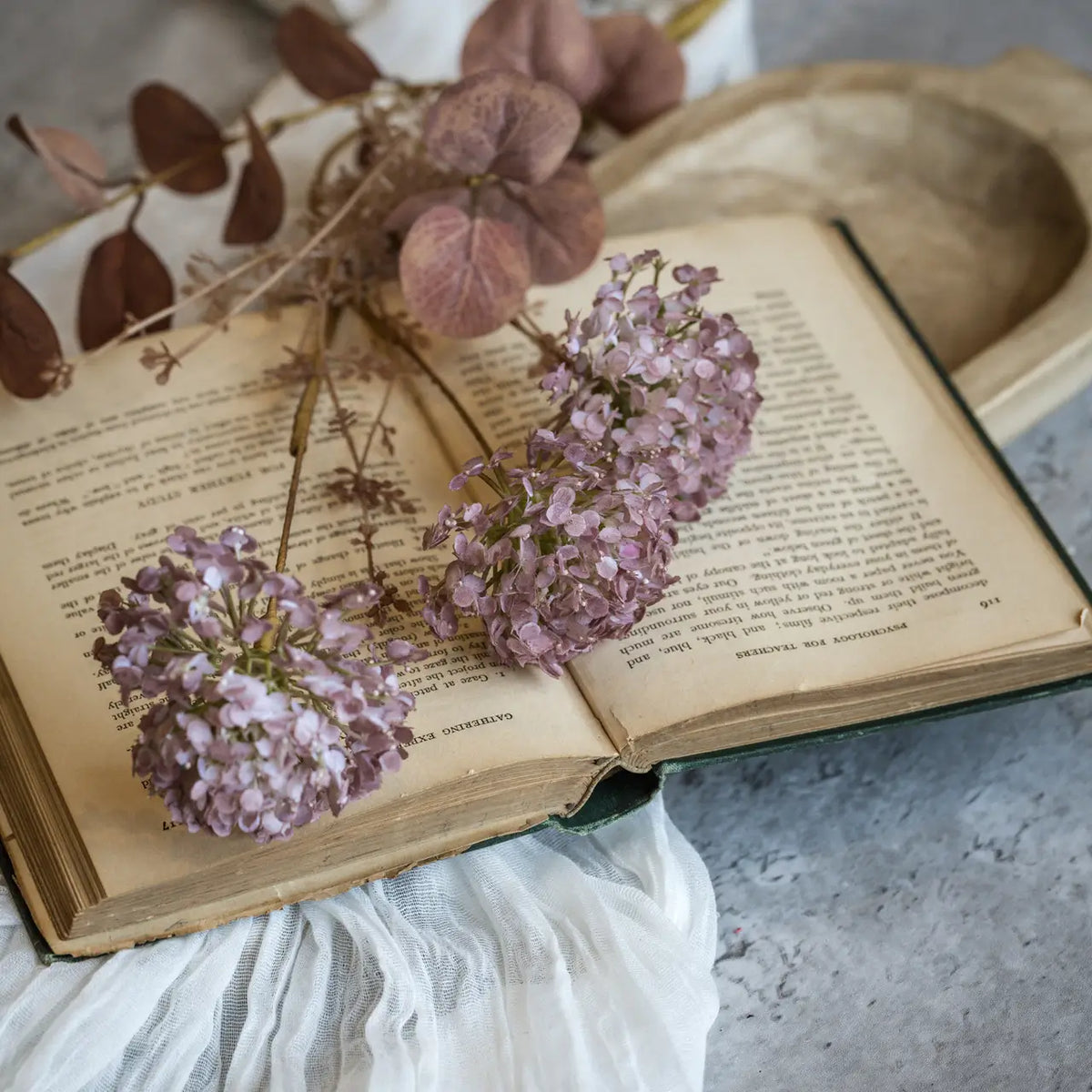 Dusty Purple Wildflower Spray