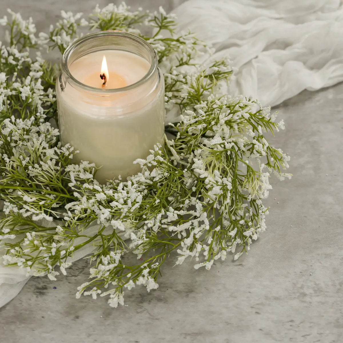 White Mountain Mint Candle Ring