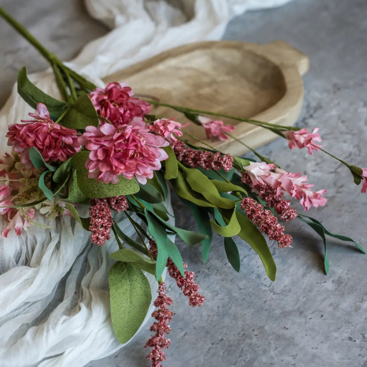 Pink Mixed Spring Spray