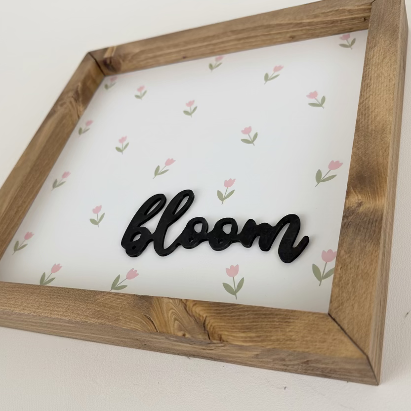 Bloom Tulip 3D Framed Art