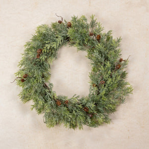Ice Pine Wreath