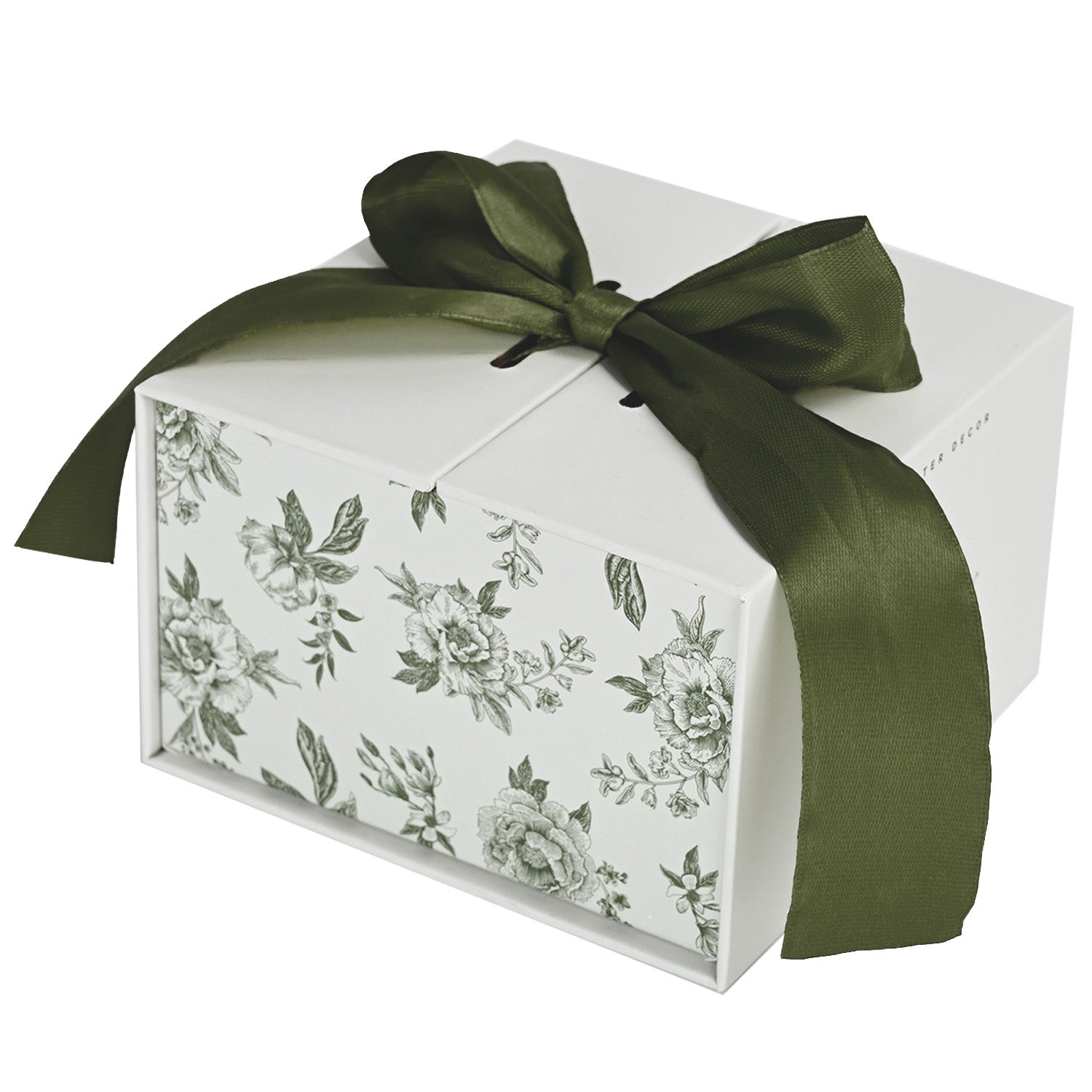 Green Delft Trinket Dish With Lid