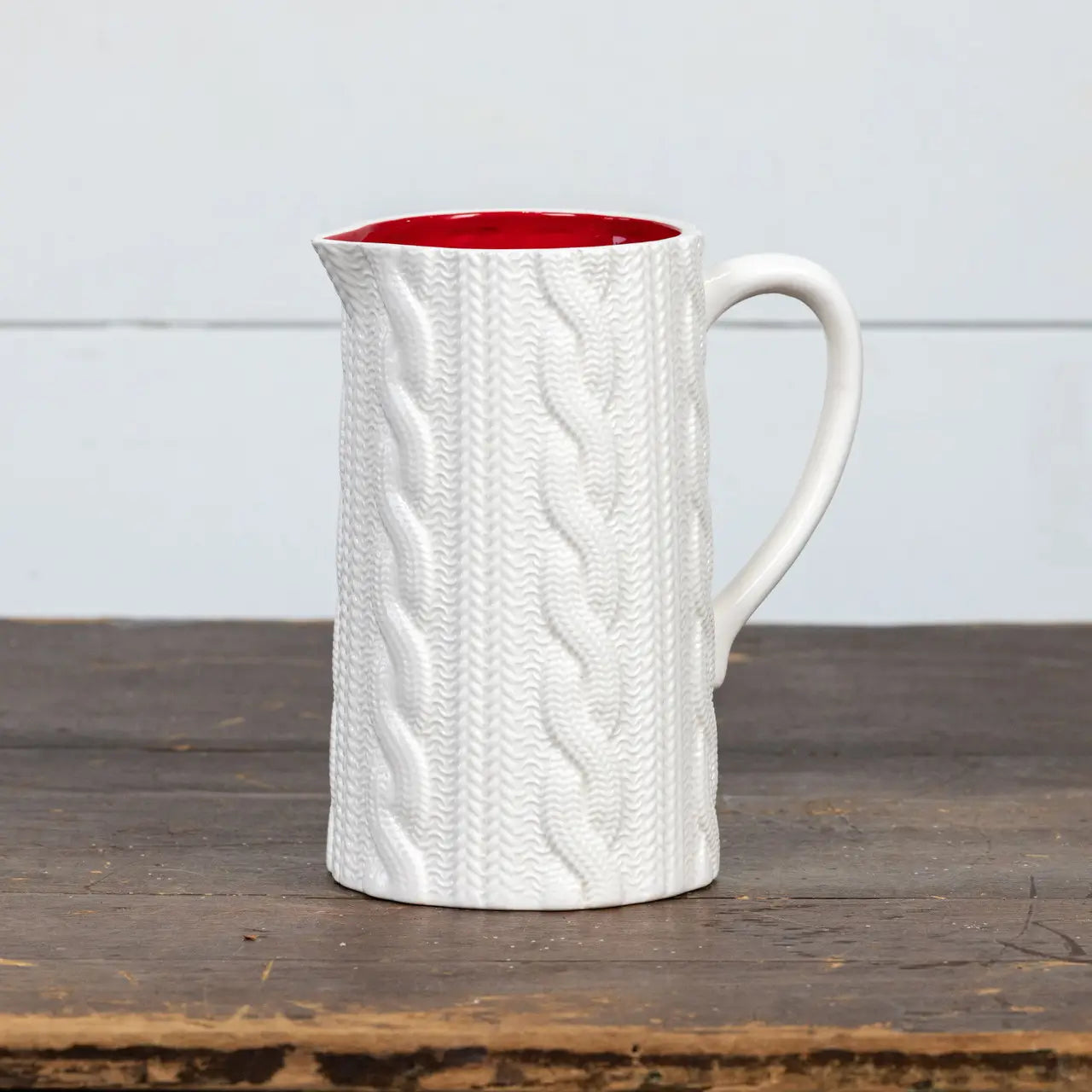 Cream Sweater Pitcher