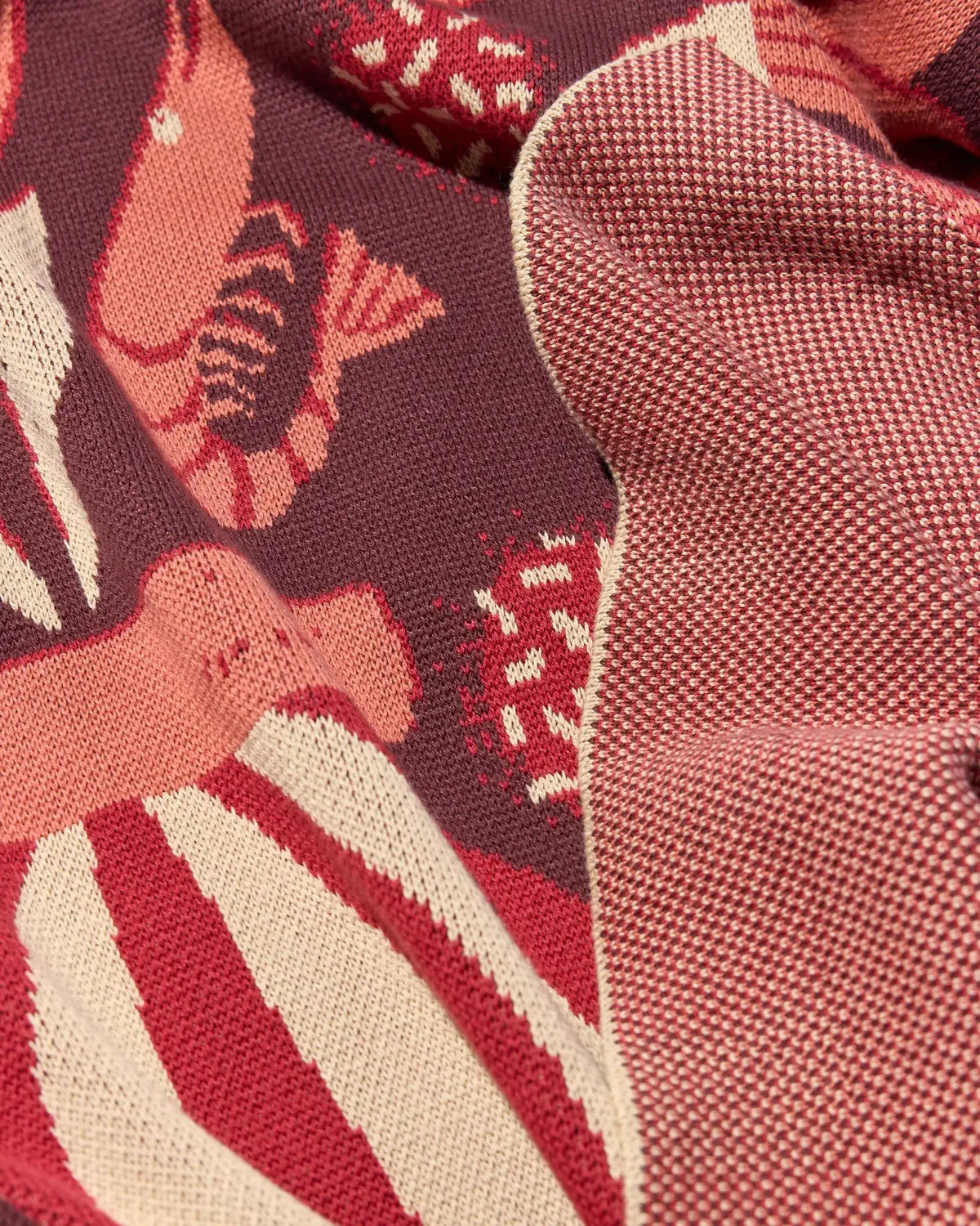 Biquette Le Bouquet Knit Blanket