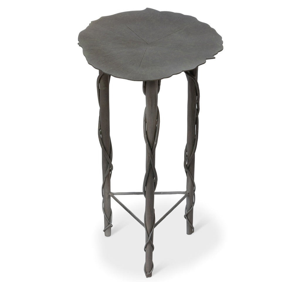 Lily Pad Accent Iron Table