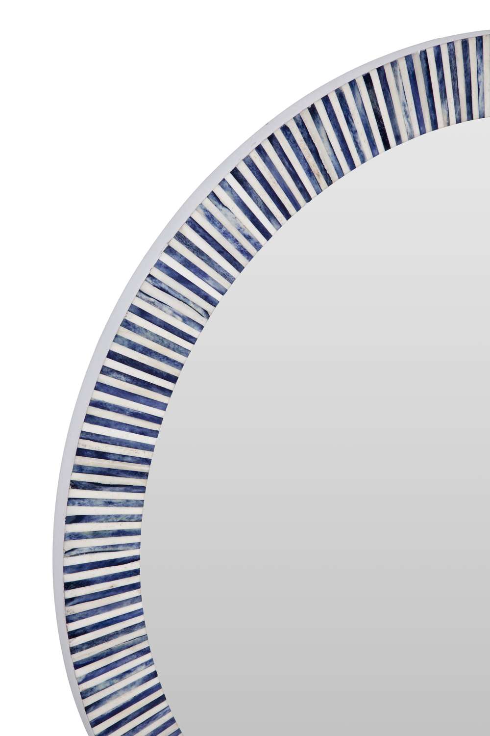 Radial Bone Wall Mirror
