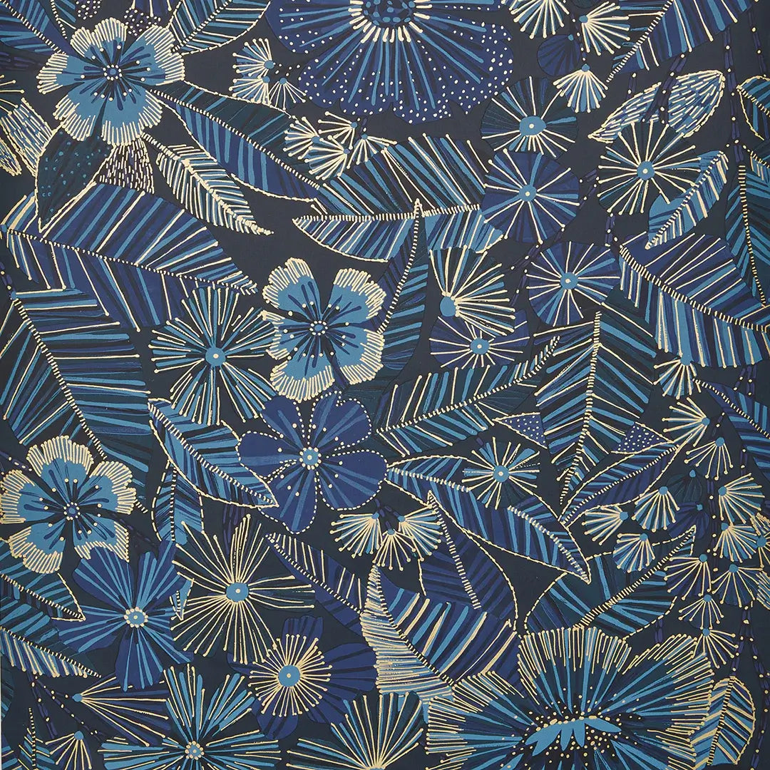 Metallic Bloom Peel & Stick Wallpaper