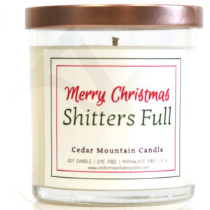 Merry Christmas Shitter's Full Candle