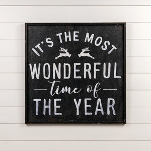 Most Wonderful Time Of The Year Sign