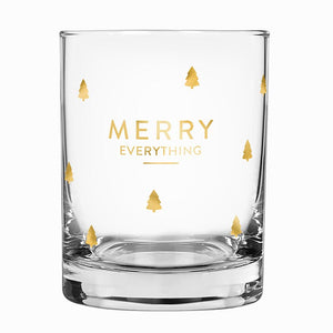 Merry Christmas Cocktail Glass