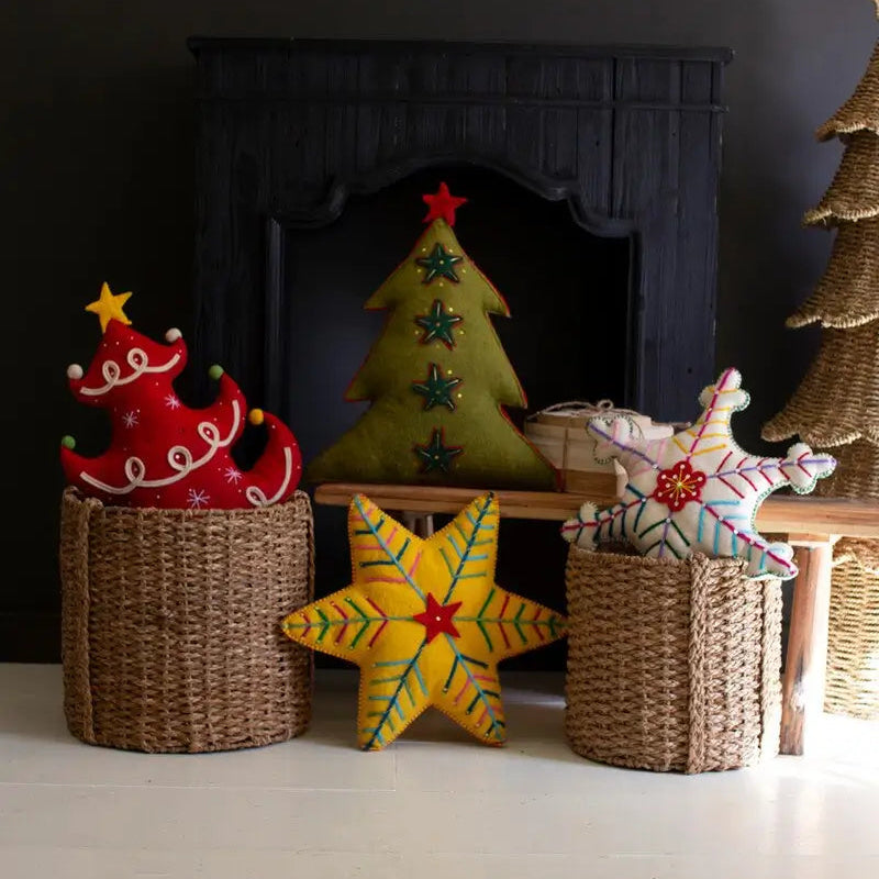 Felt Christmas Pillow