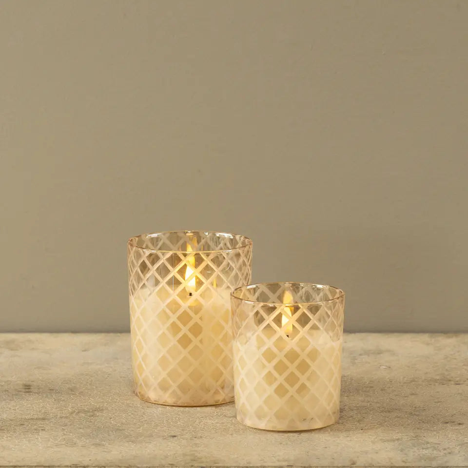 Champagne 3D Flame Candle