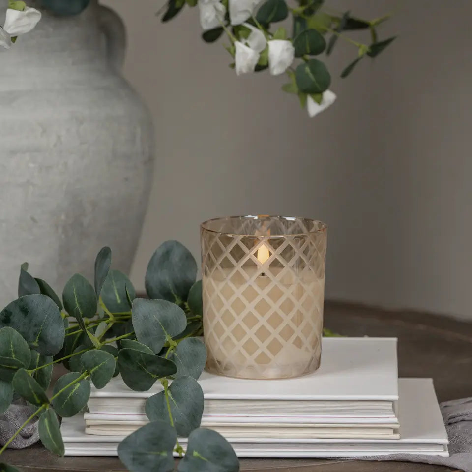 Champagne 3D Flame Candle