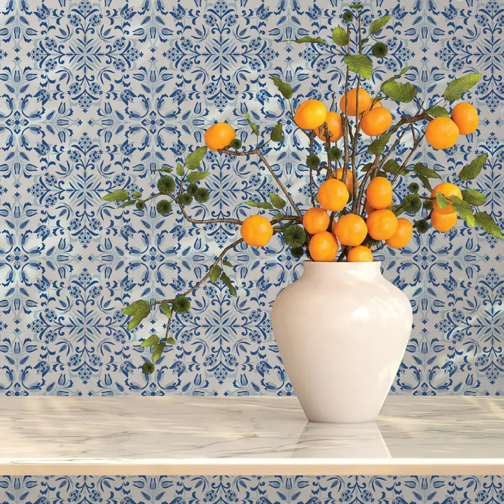 Ornamental Tile Peel & Stick Wallpaper
