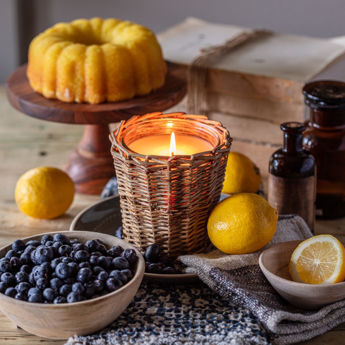Lemon Blueberry Pound Cake French Willow Candle