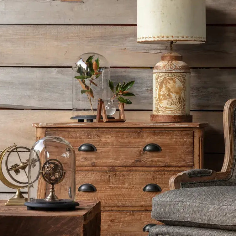 Vintage Style Glass Display Dome With Base | A Cottage in the City