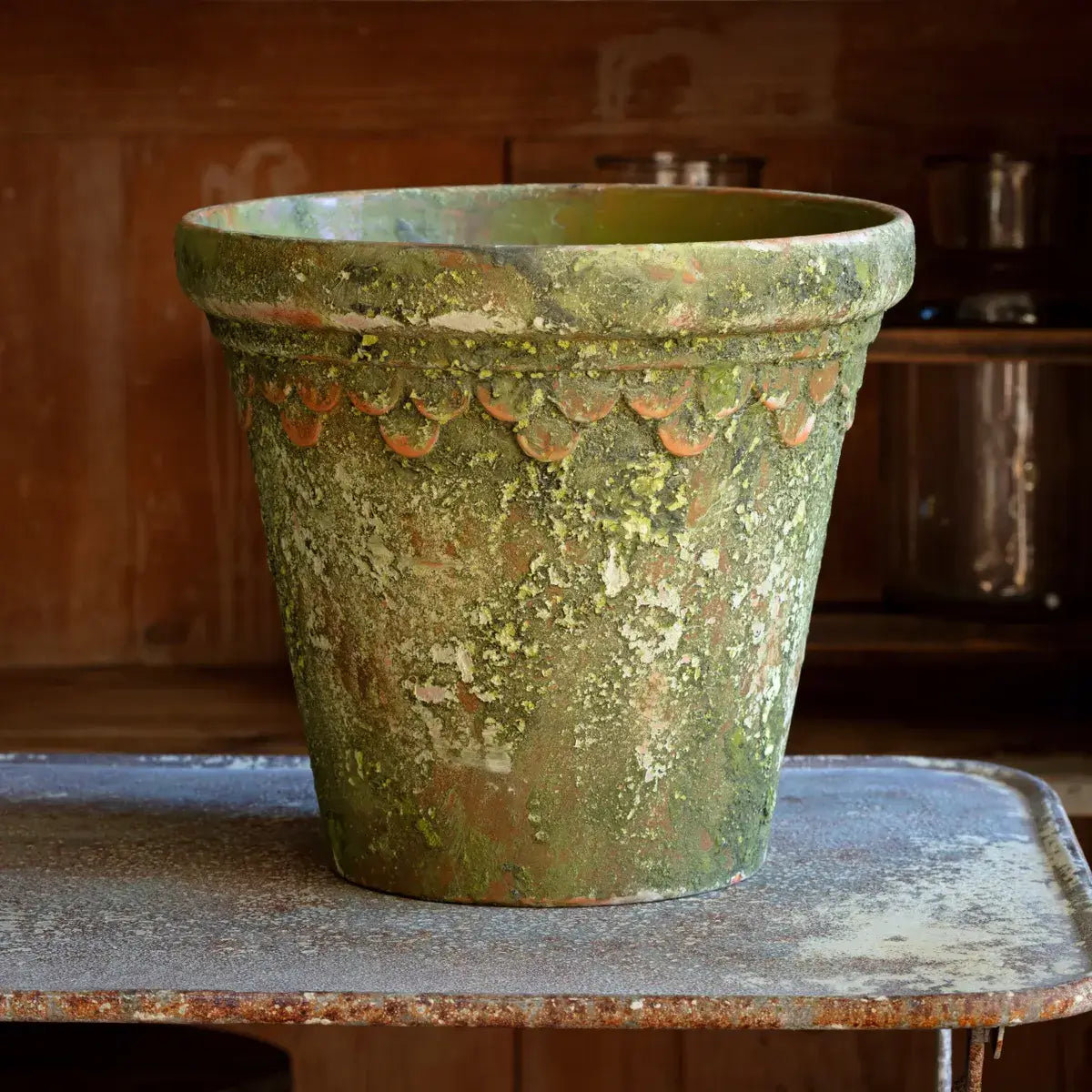 Aged Garden Pot