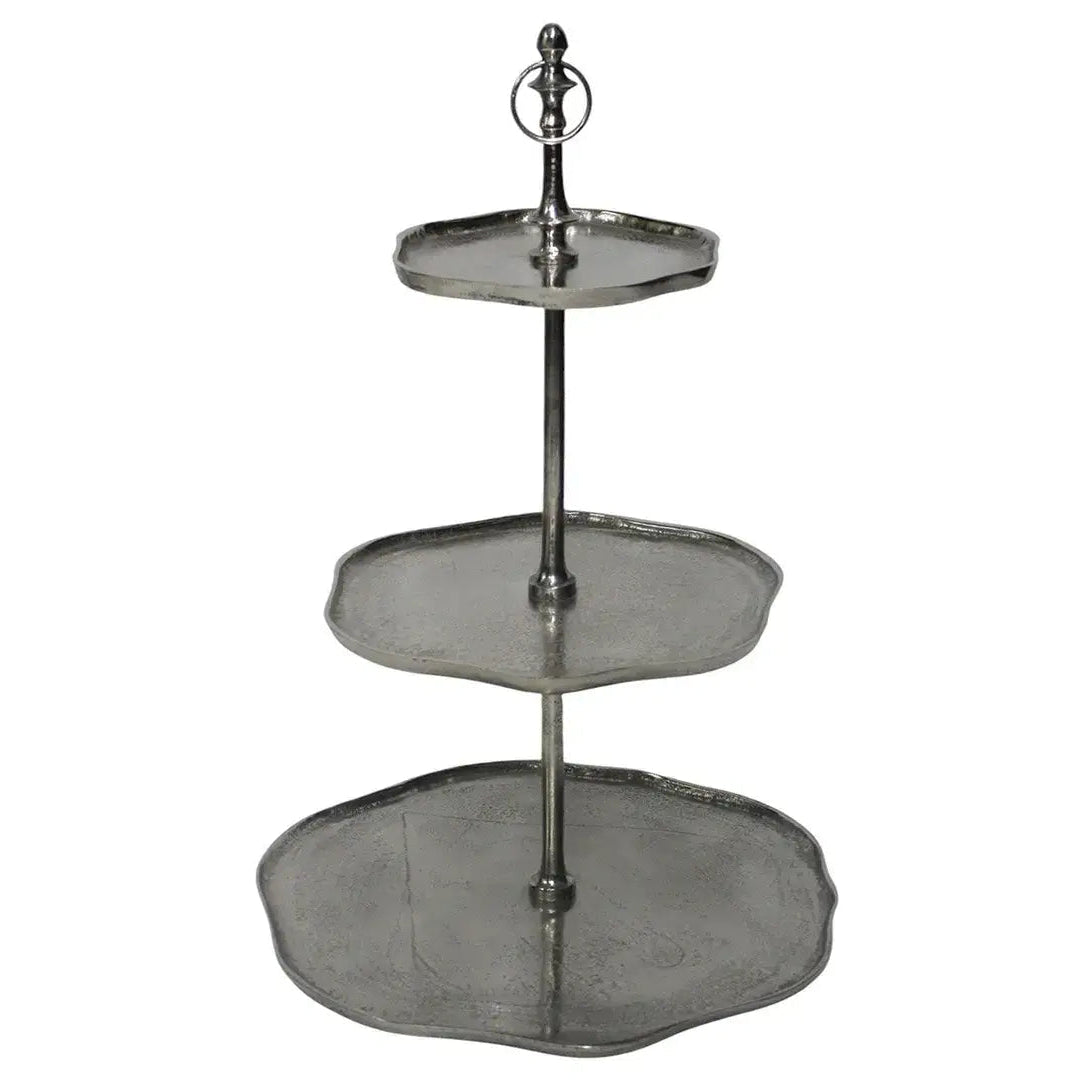 Three Tier Scalloped Server