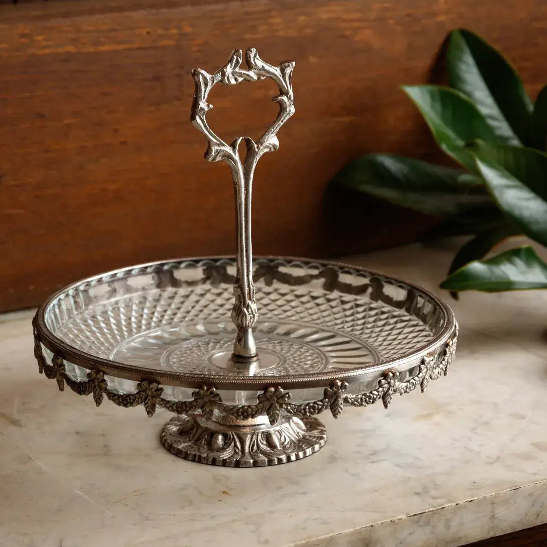 Single Tier Petit Four Server