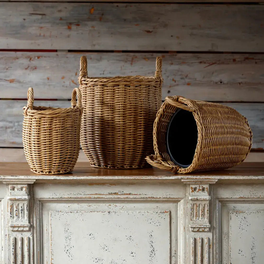 Poly Weave Plant Basket Set