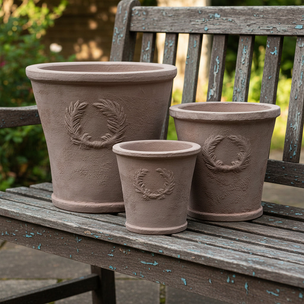 Cesare Terra Cotta Pot Set