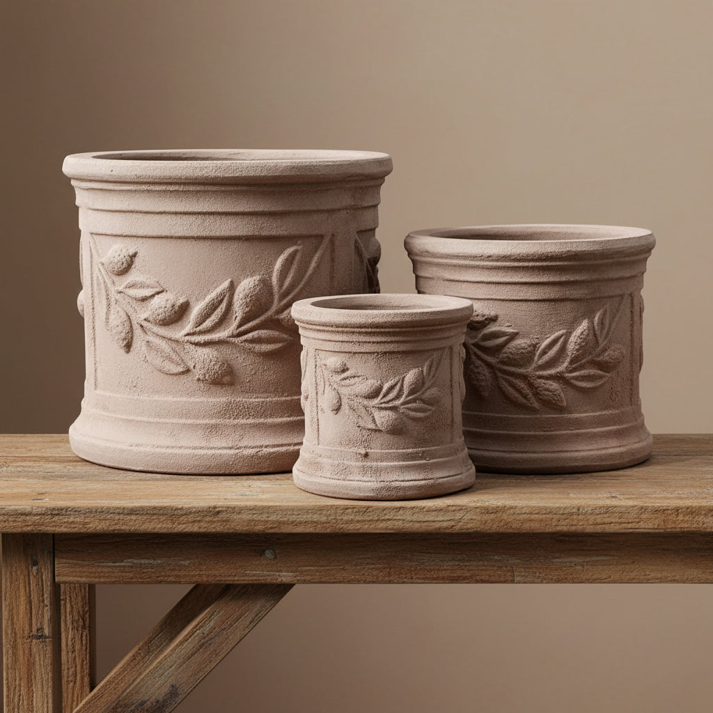 Limone Terra Cotta Pot Set