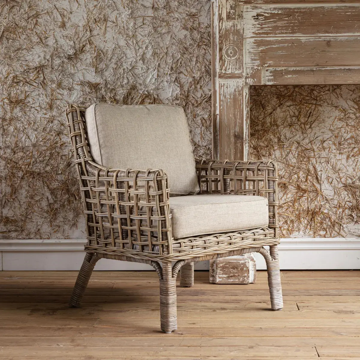 Trellis Rattan Armchair