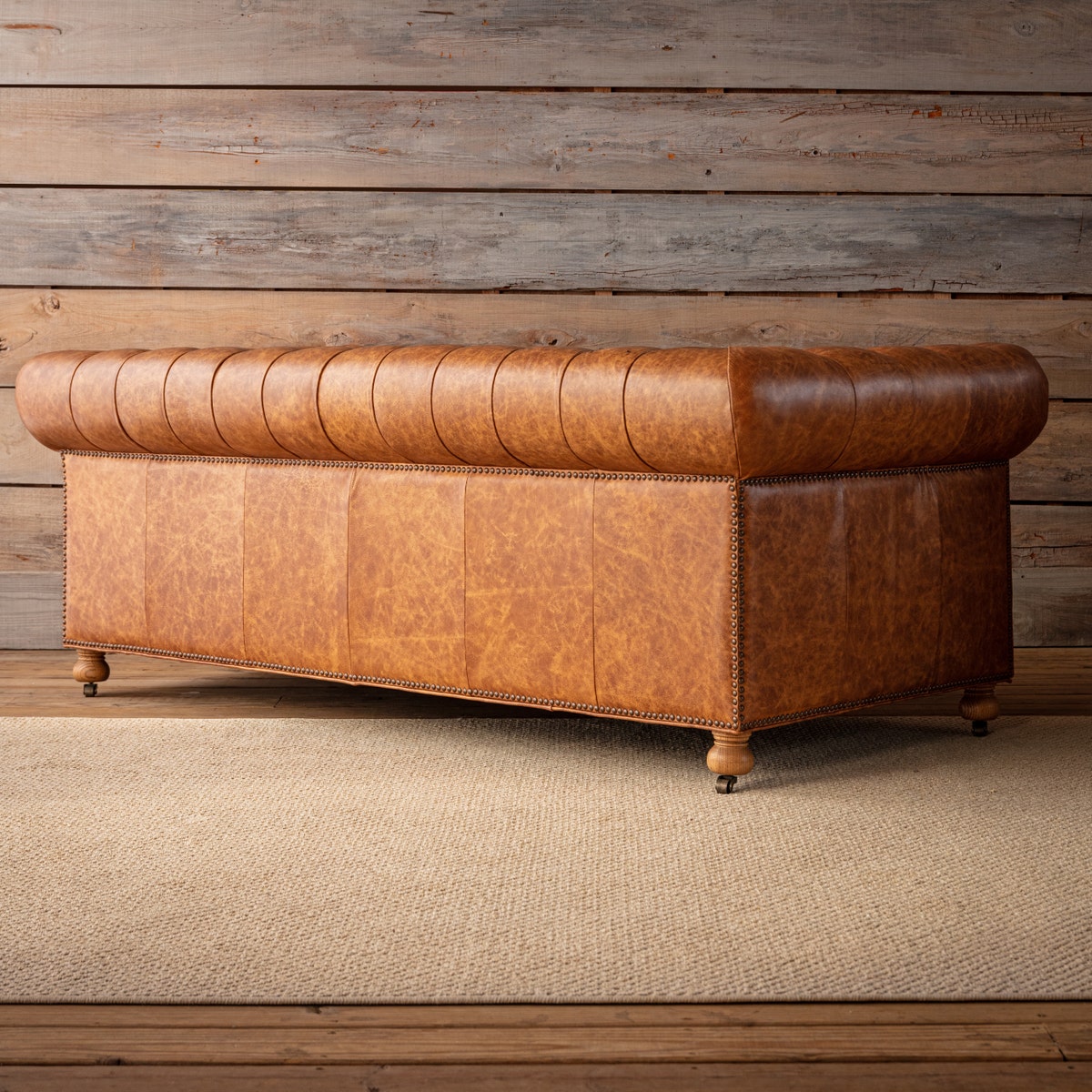 Grand Oaks Leather Chesterfield Sofa