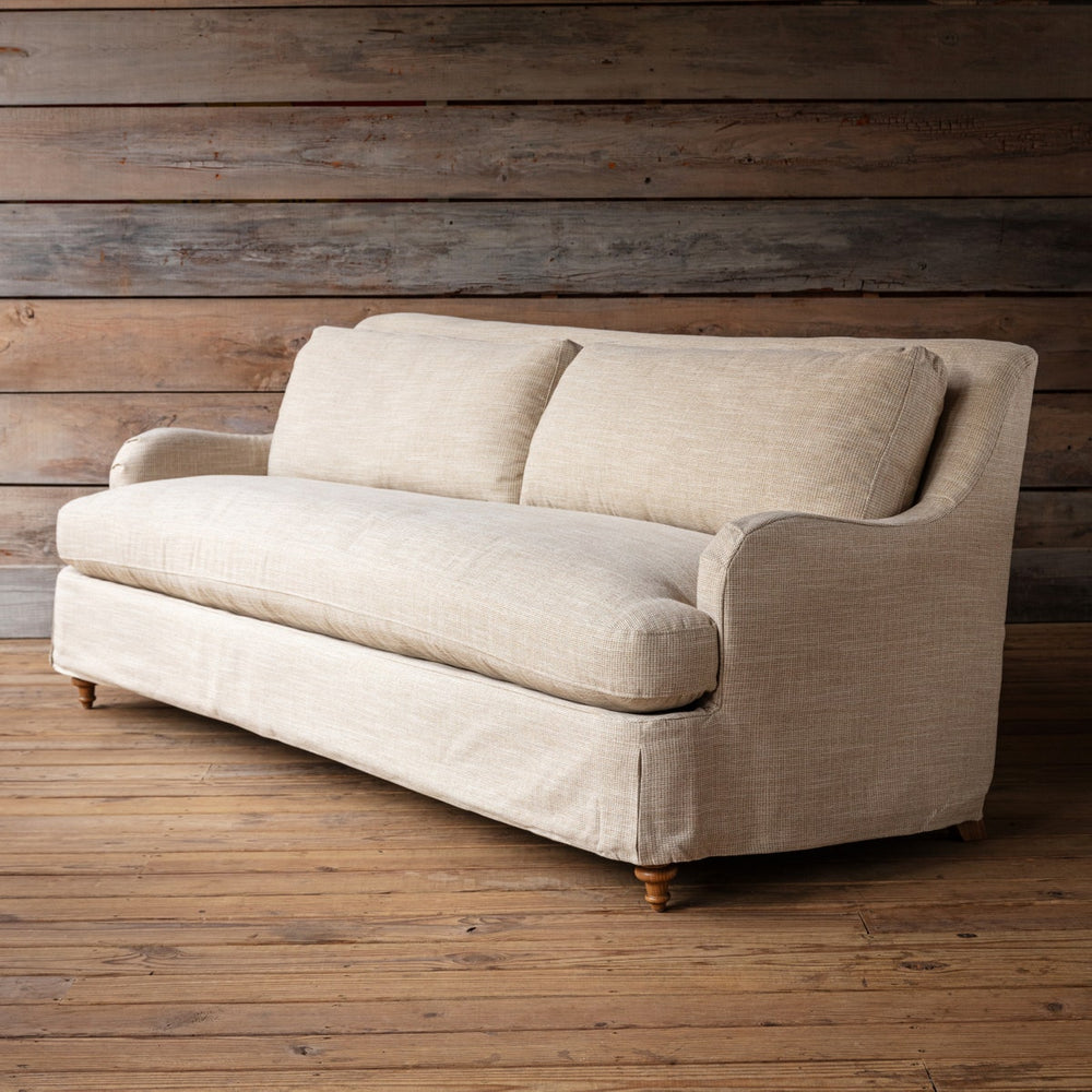 Houndstooth Slipcover Sofa | A Cottage in the City