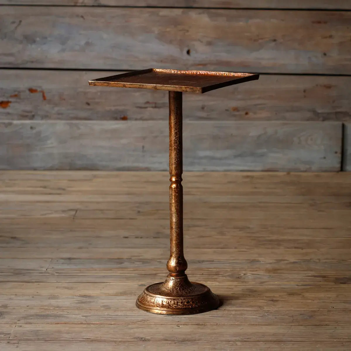 Antique Brass Side Table