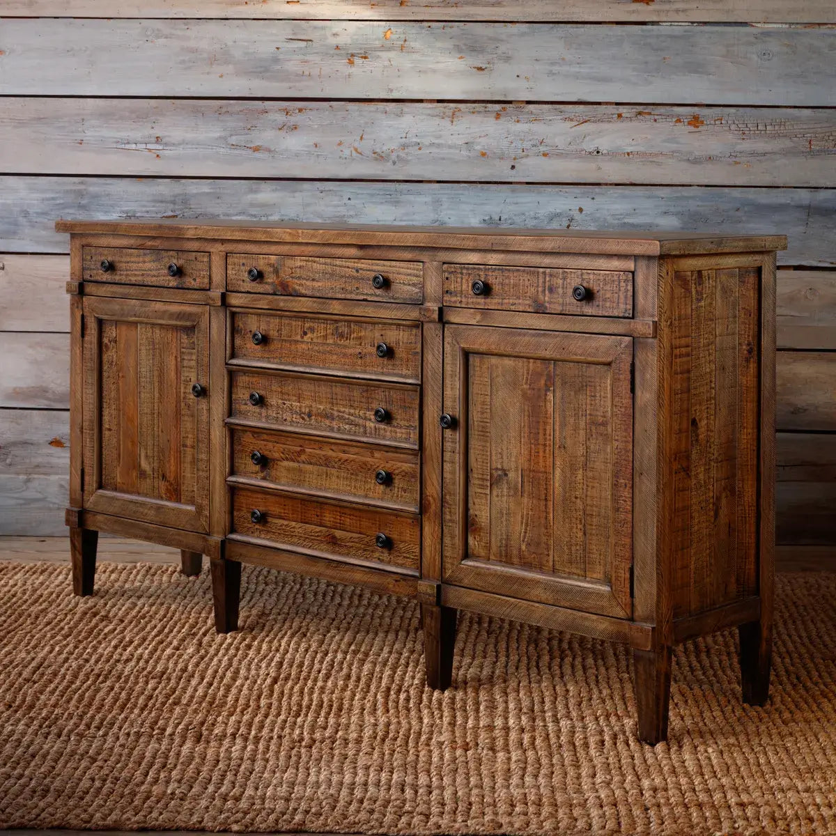 Walnut Finish Jefferson Sideboard