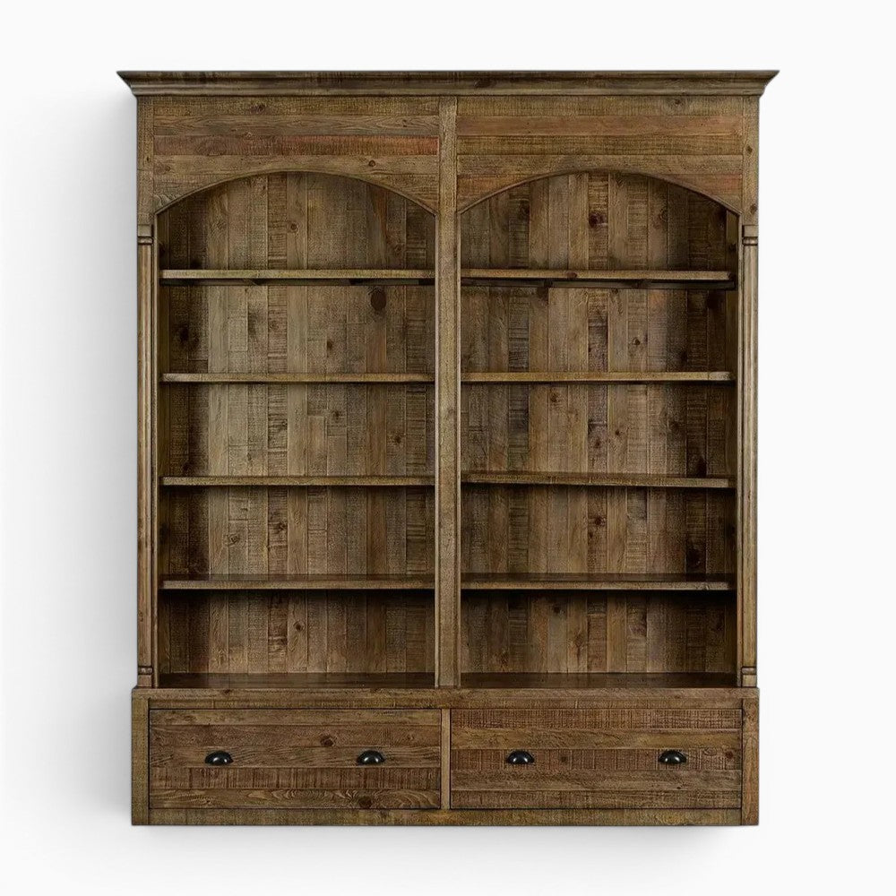 Franklin Double Arch Bookcase