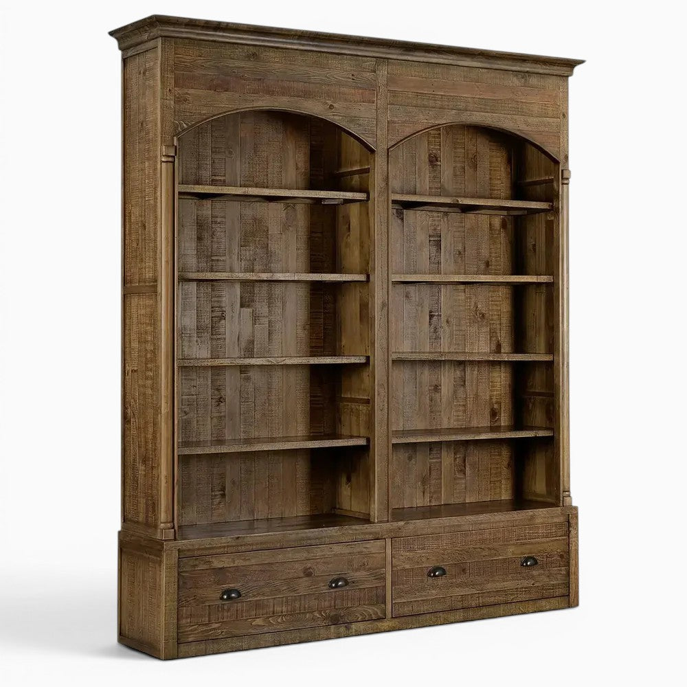 Franklin Double Arch Bookcase