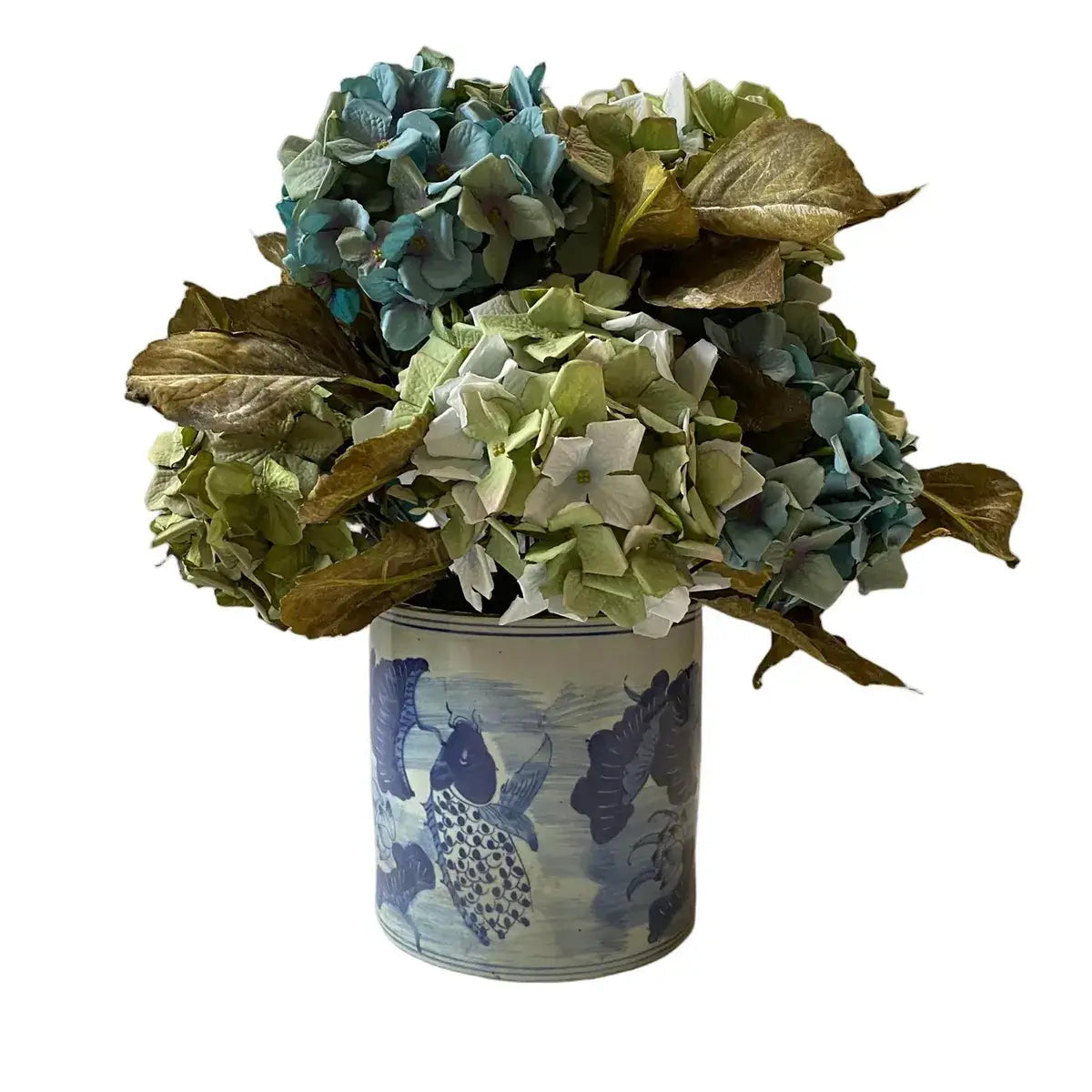 Hydrangea Garden & Chinese Blue Vase