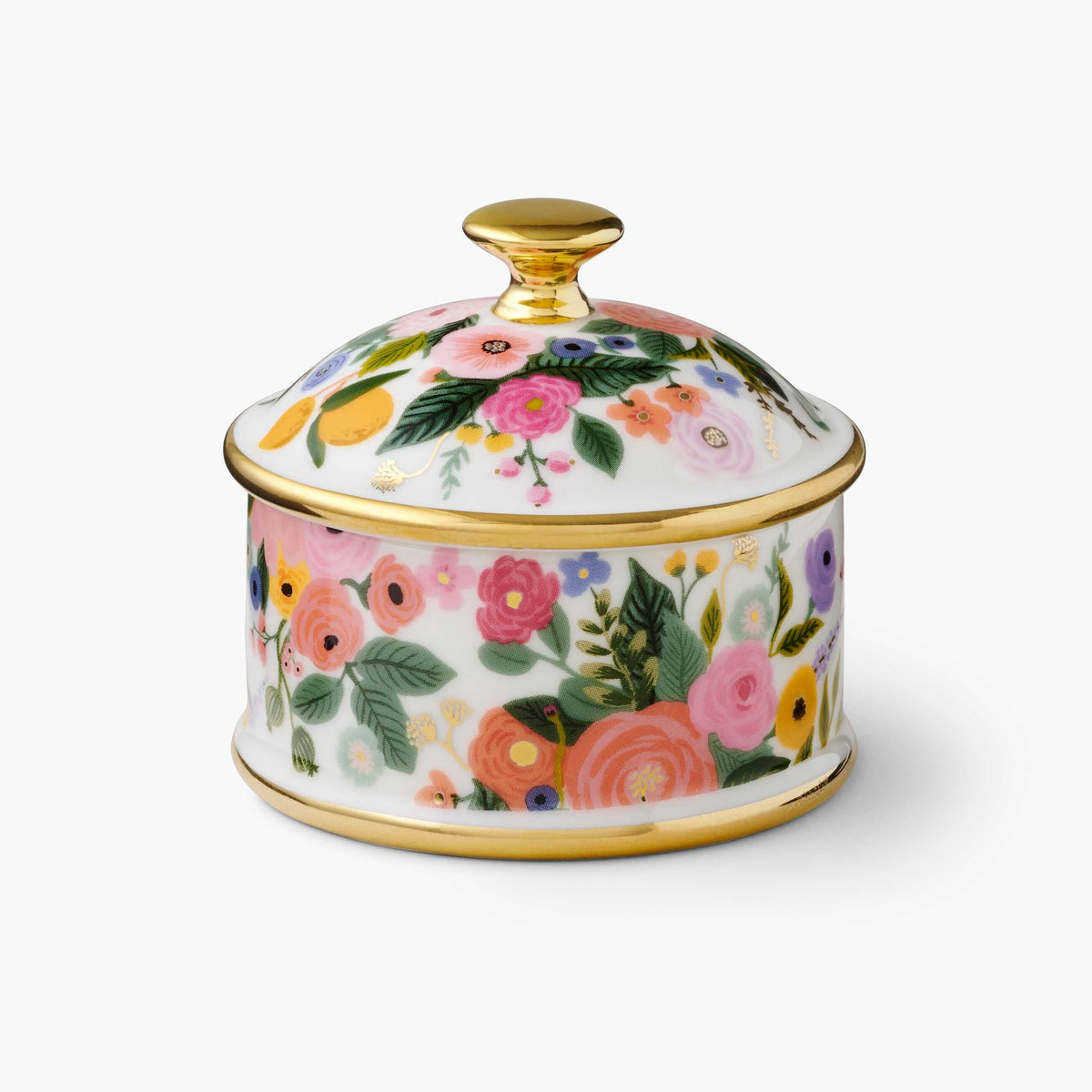 Rifle Paper Co. Garden Party Round Porcelain Box