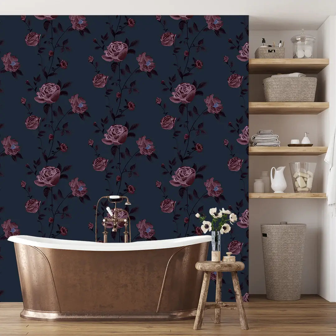 Rambling Rose Peel & Stick Wallpaper