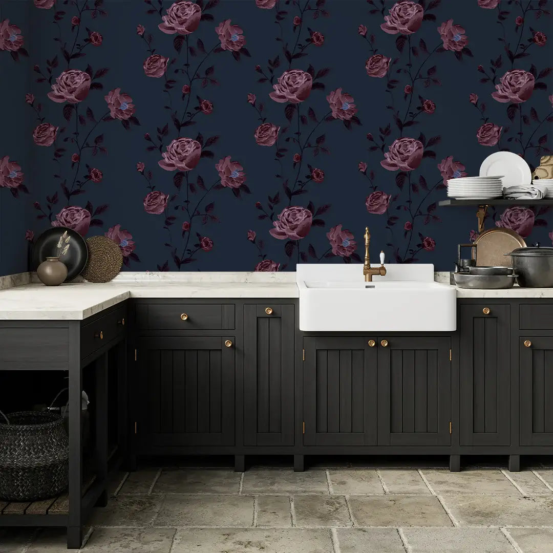 Rambling Rose Peel & Stick Wallpaper