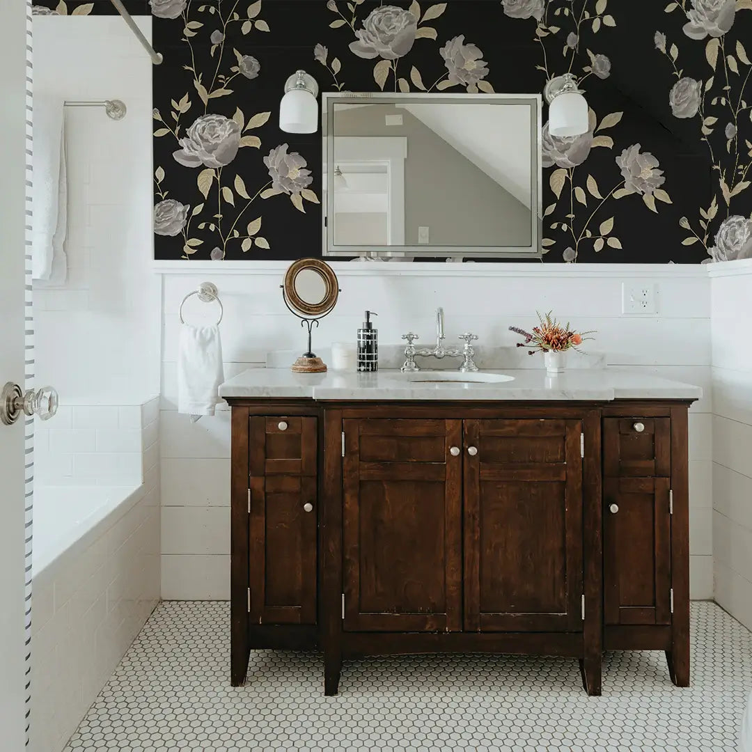 Rambling Rose Peel & Stick Wallpaper