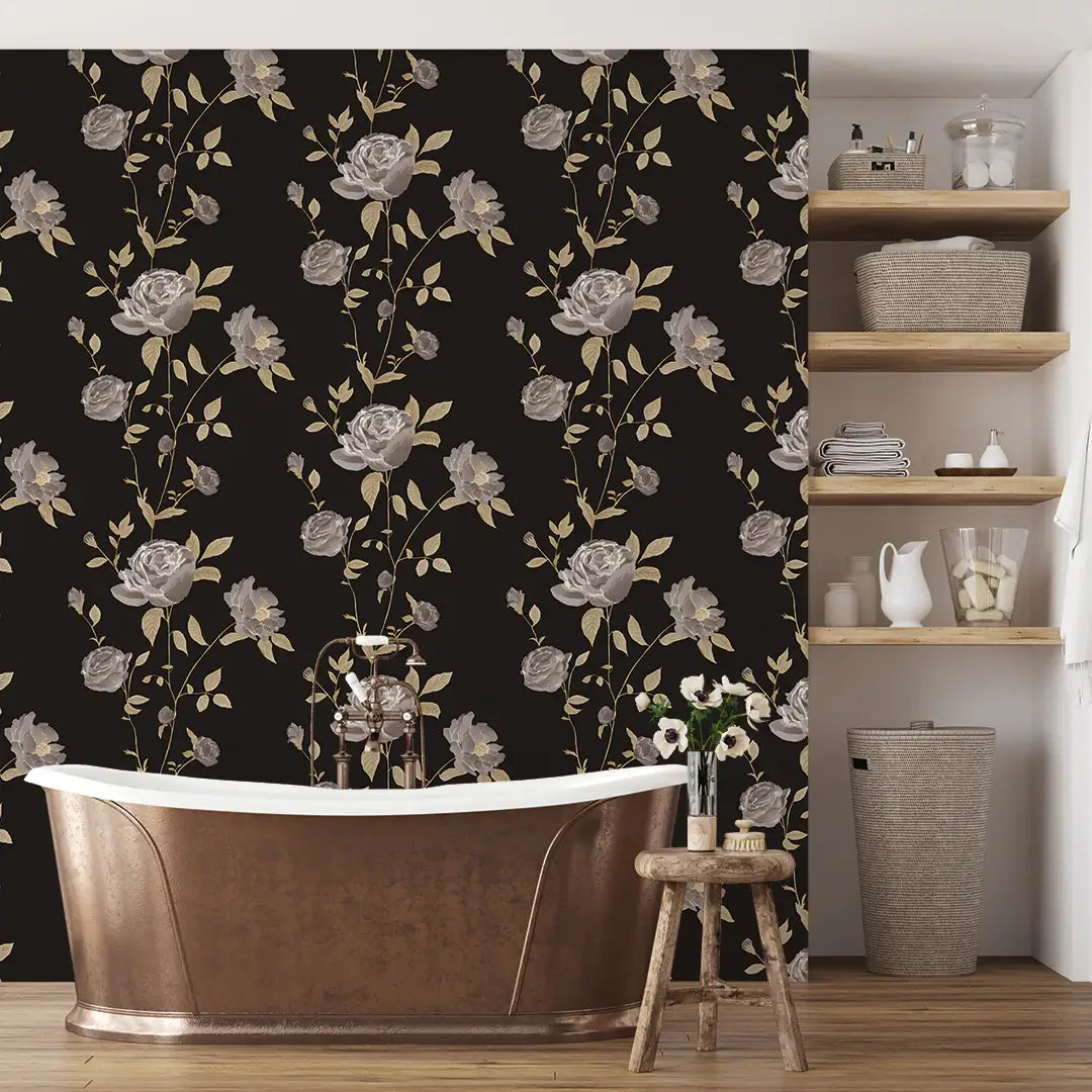 Rambling Rose Peel & Stick Wallpaper