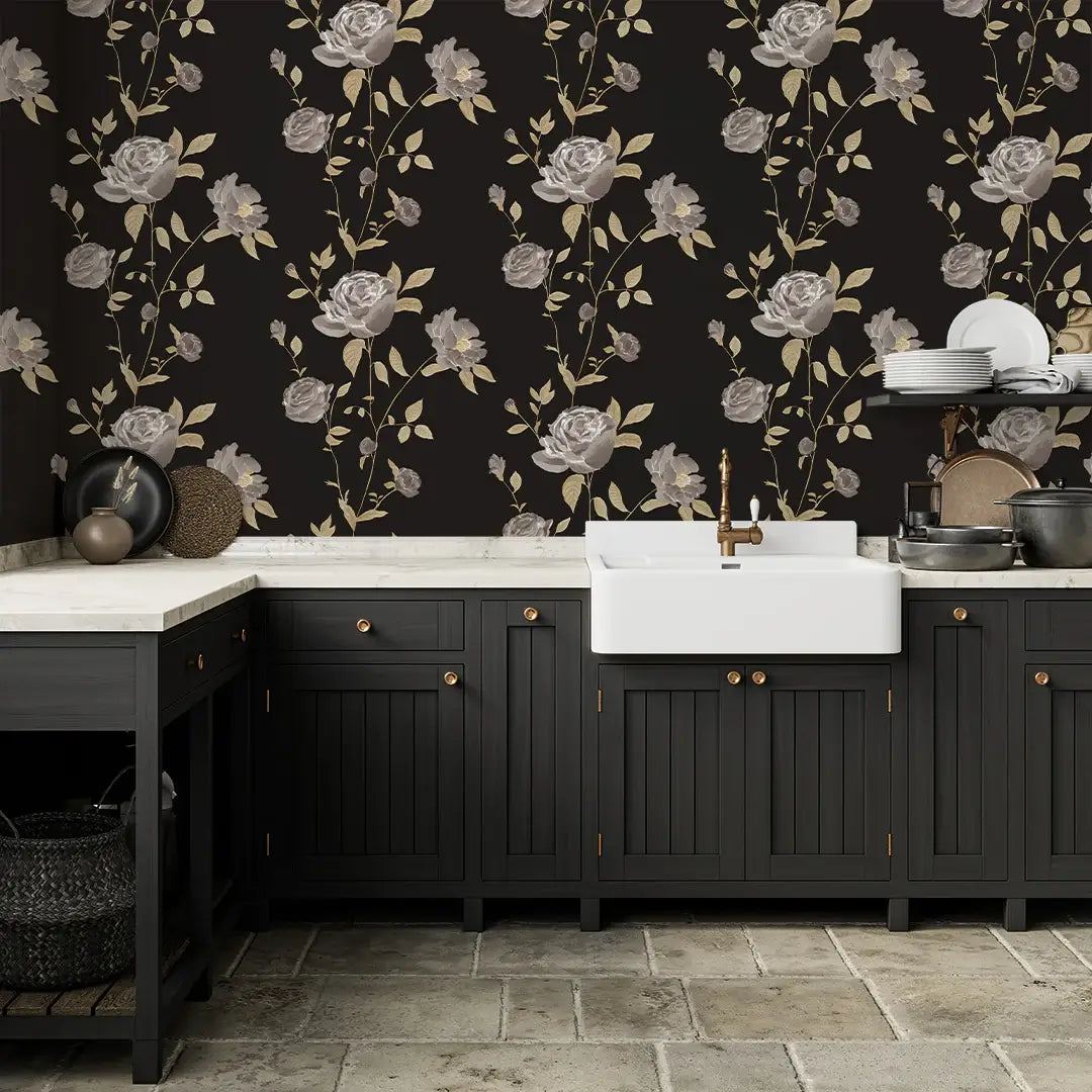 Rambling Rose Peel & Stick Wallpaper