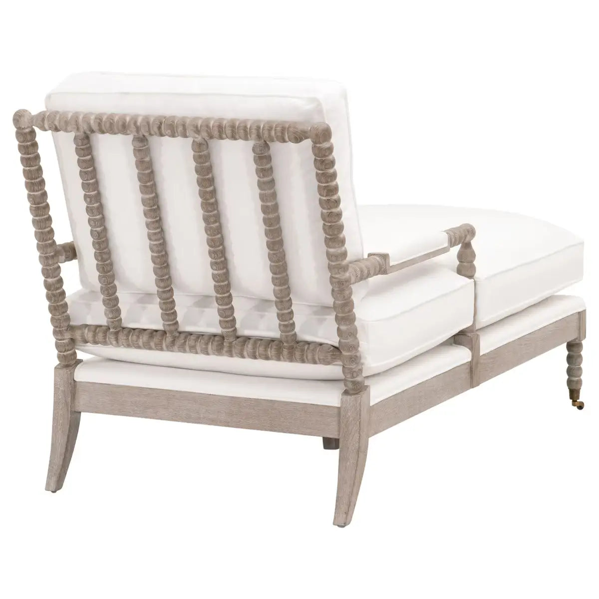 Rouleau Chaise Lounge, LiveSmart Gellar Linen, Natural Gray Oak