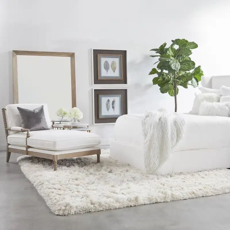 Rouleau Chaise Lounge, LiveSmart Gellar Linen, Natural Gray Oak