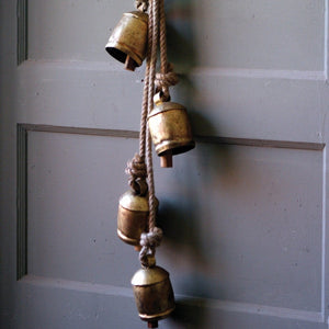 Rustic Iron Hanging Bells