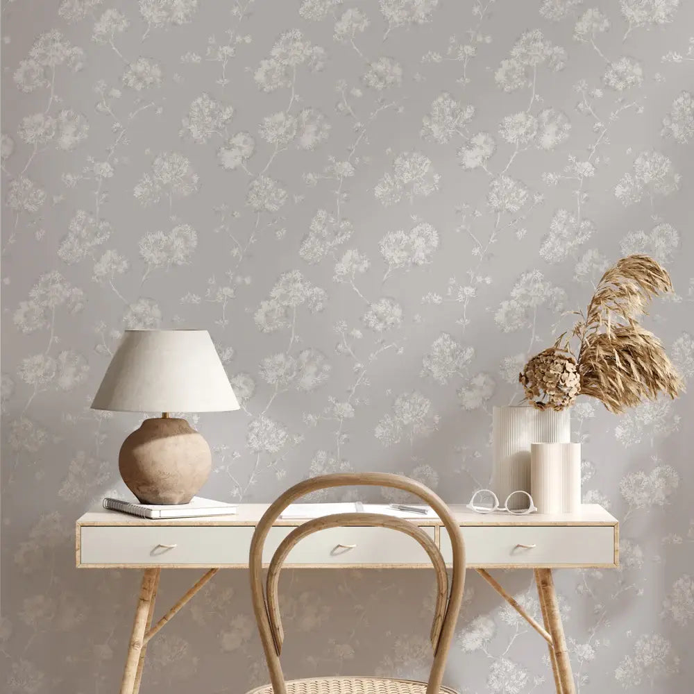 Sun Bleached Floral Peel & Stick Wallpaper