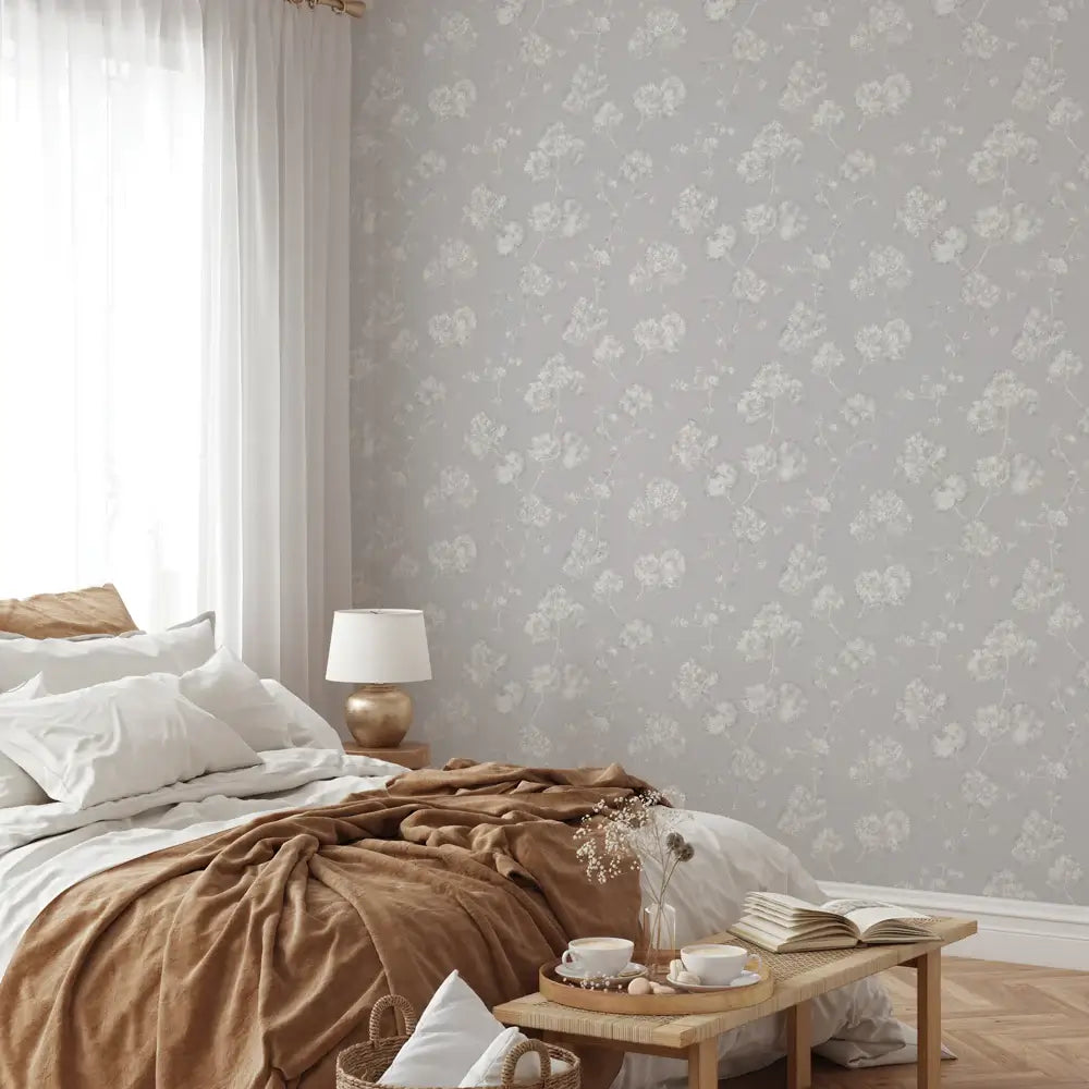 Sun Bleached Floral Peel & Stick Wallpaper
