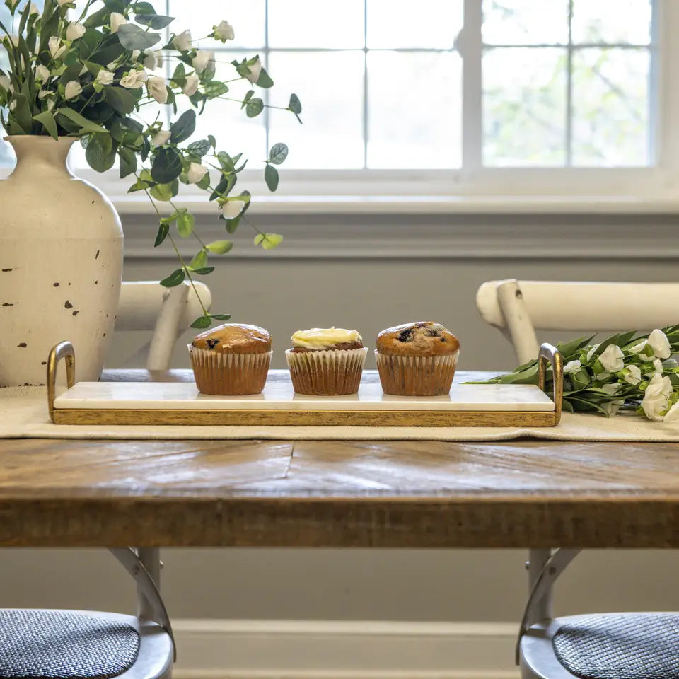 Gold & Marble Tray