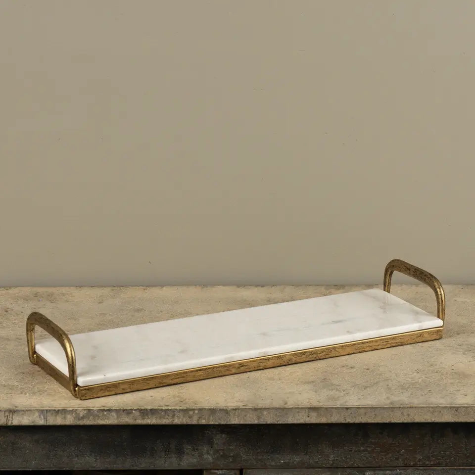 Gold & Marble Tray