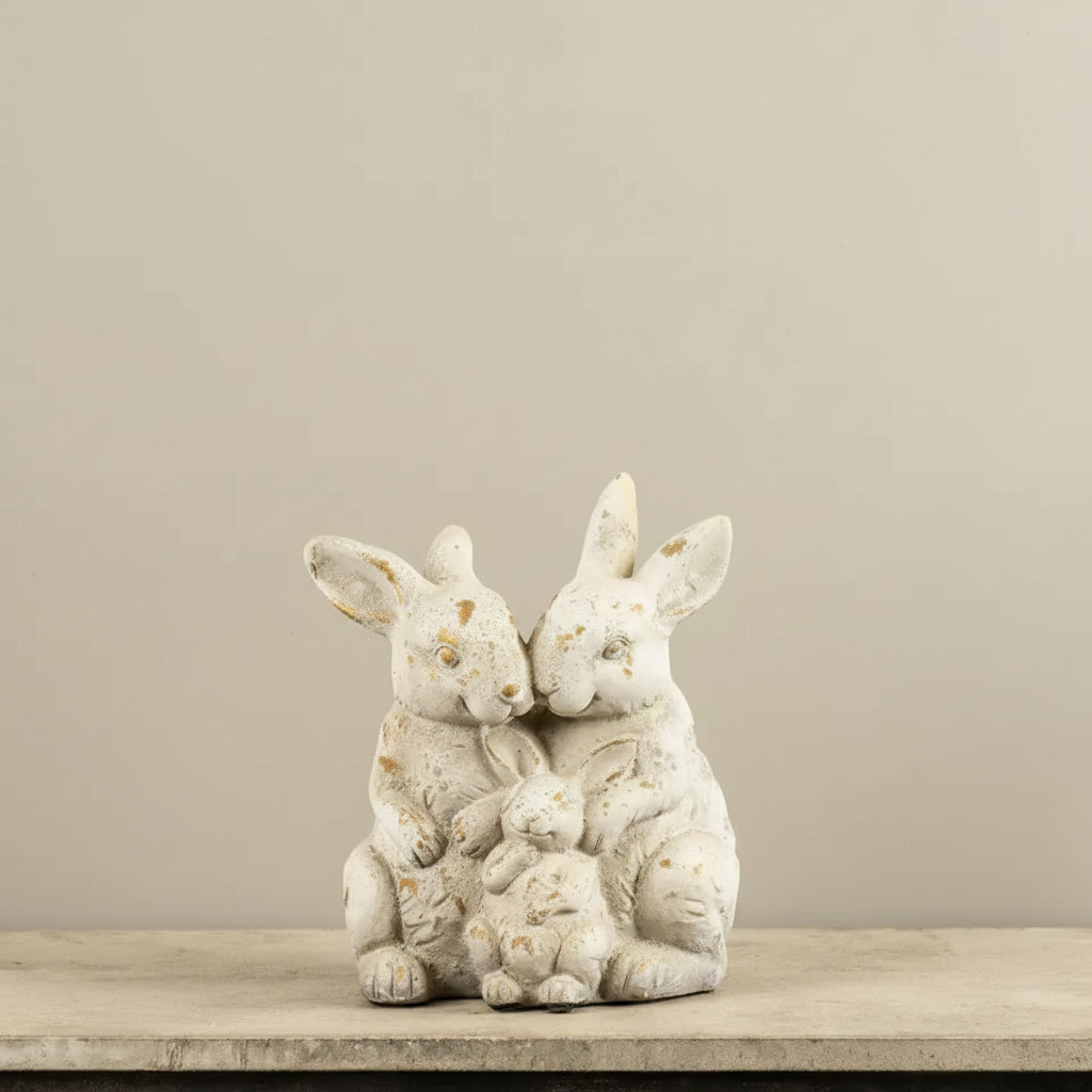 Cream & Gold Bunny Family